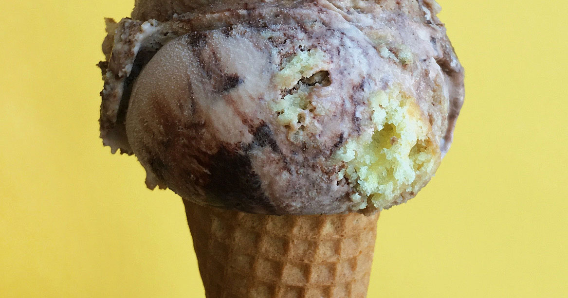 Close-up of ice cream cone