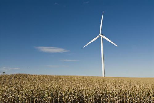 Wind turbine at Carleton College